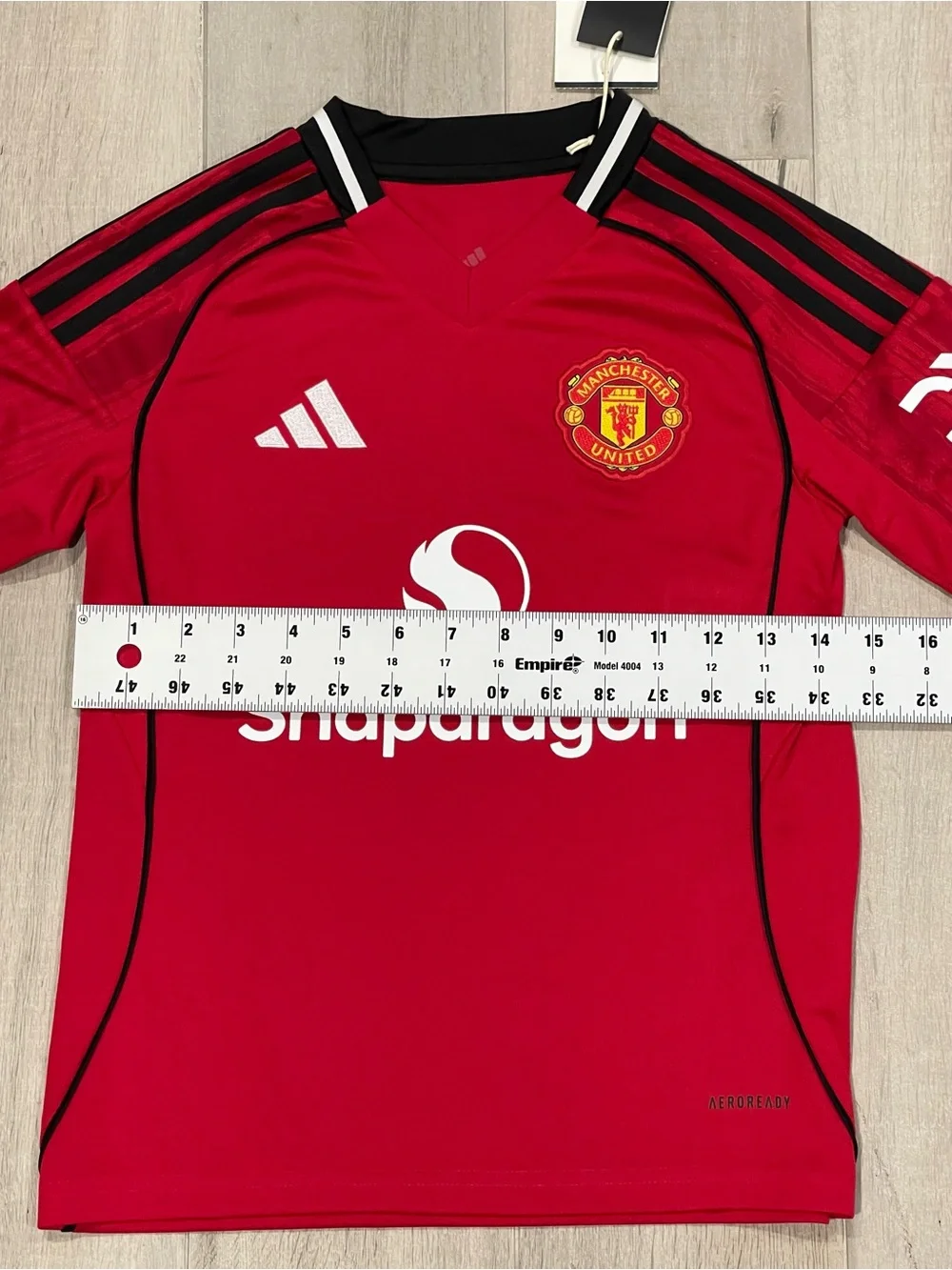 Adidas Manchester United 2024/25 Home Jersey Red Soccer Shirt Youth Large NWT